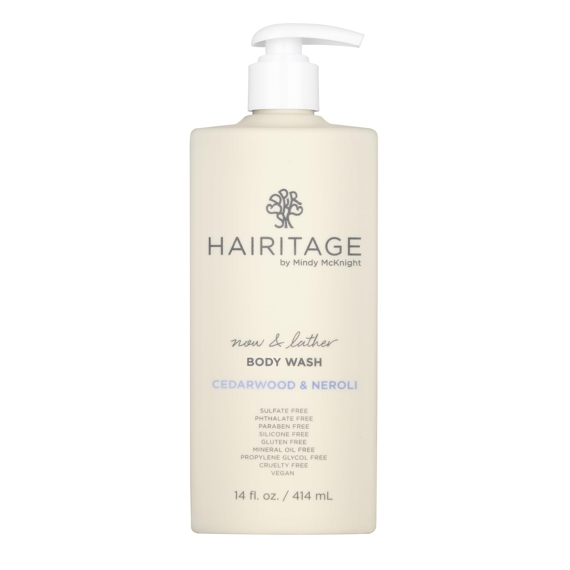 Foto 2 pulgar | Gel De Baño Hairitage Now & Lather Cedarwood & Neroli 414 Ml - Venta Internacional.