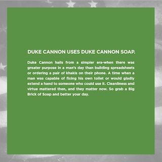 Foto 3 | Jabón Duke Cannon Supply Co. Big Brick, Calidad Superior, 300 Ml - Venta Internacional.