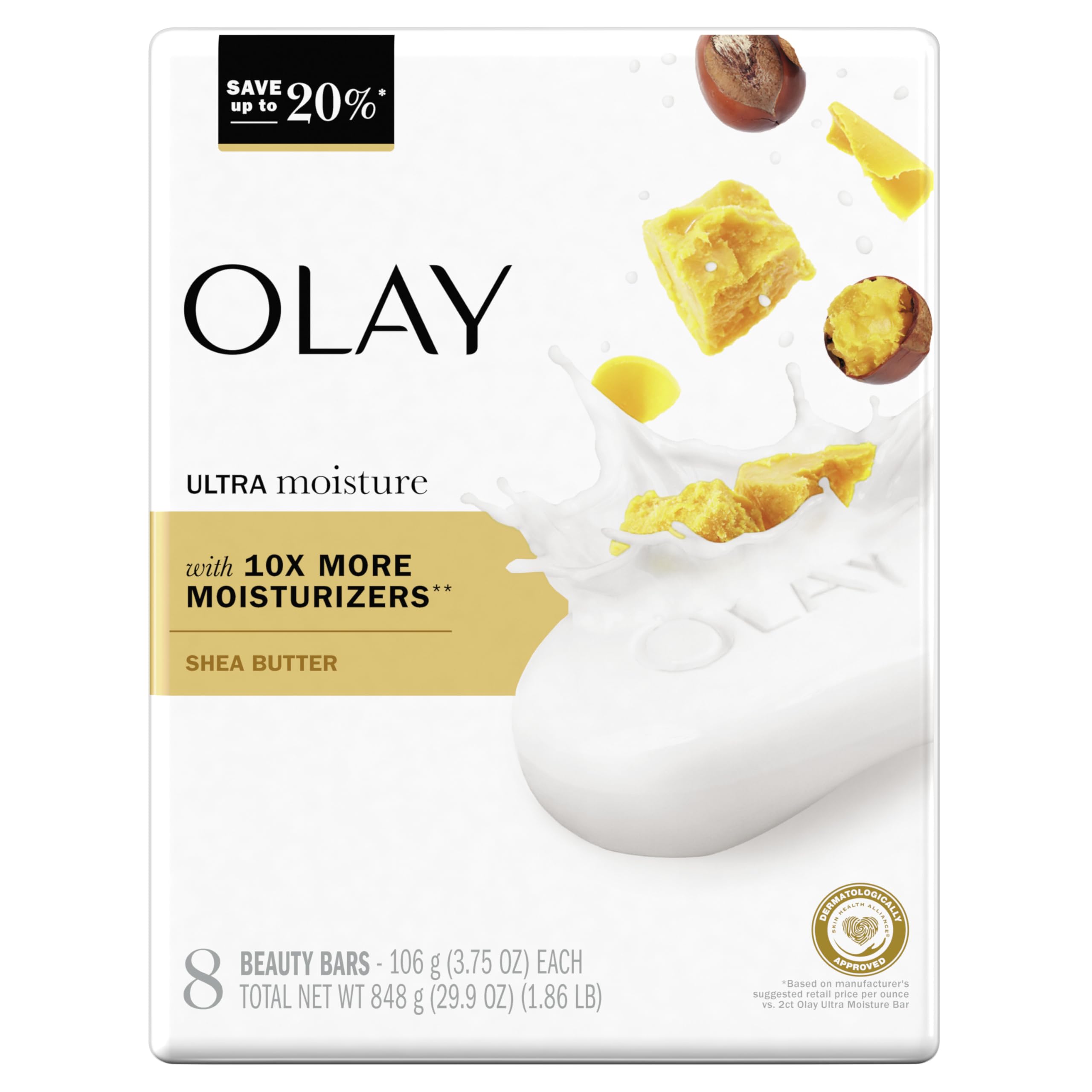 Foto 2 pulgar | Manteca De Karité Soap Olay Moisture Outlast Ultra Moisture, 221 Ml - Venta Internacional.