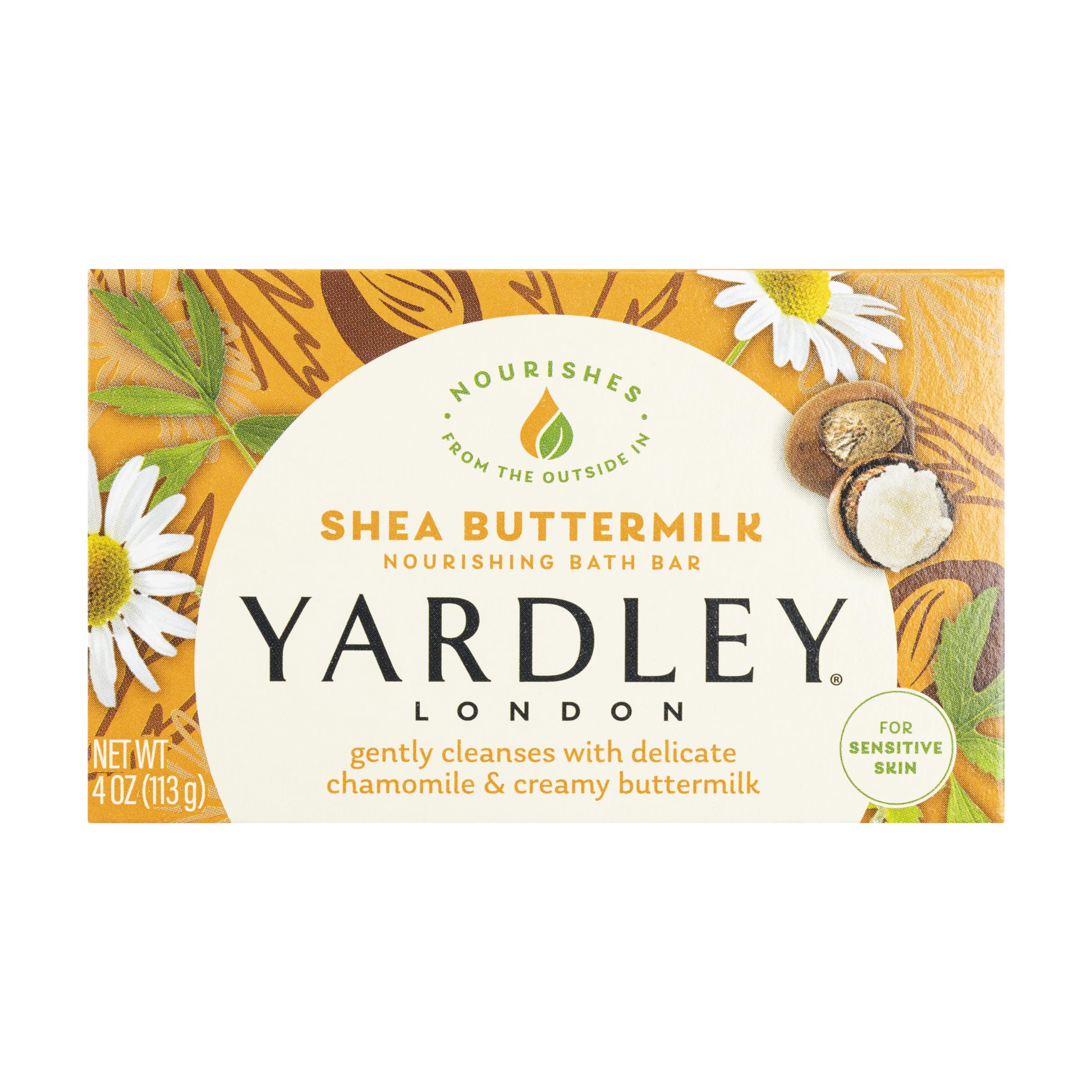 Jabón De Baño En Barra Yardley London Nourishing Karité Buttermilk 120 Ml - Venta Internacional.