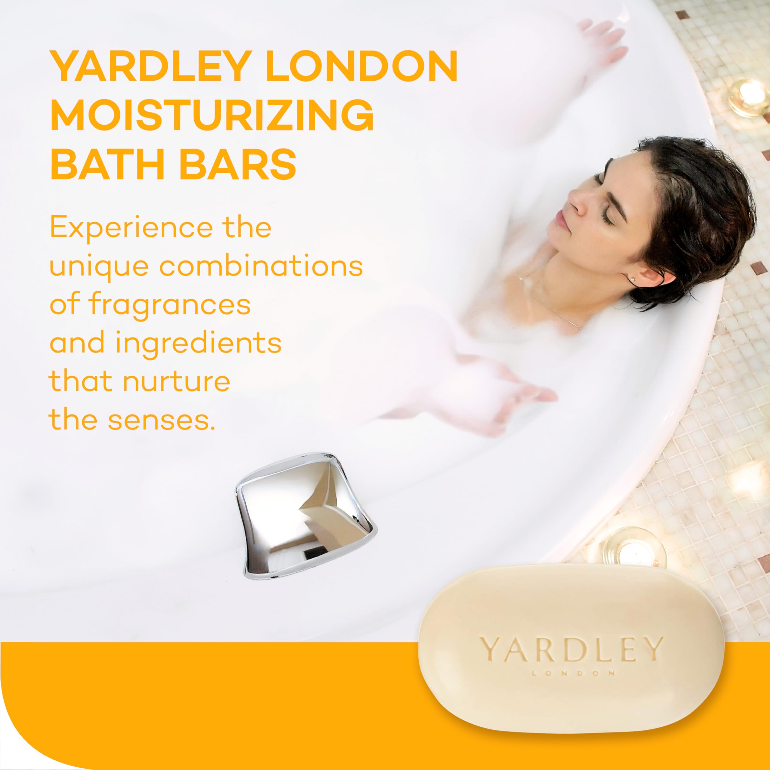 Foto 5 pulgar | Jabón De Baño En Barra Yardley London Nourishing Karité Buttermilk 120 Ml - Venta Internacional.