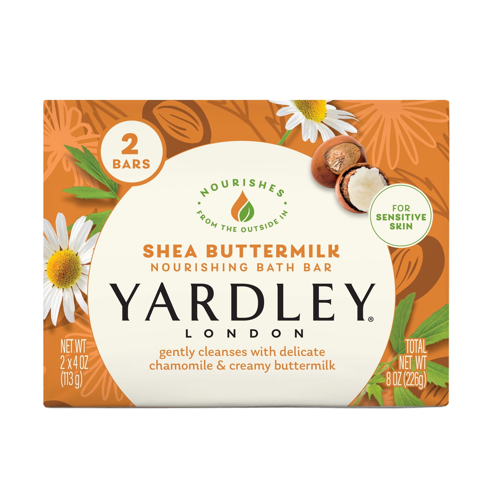 Foto 1 | Jabón Yardley London, Suero De Karité, Piel Sensible, 125 G, 2 Unidades - Venta Internacional.