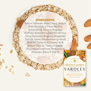 Foto 5 | Jabón En Barra Yardley London, Nutritivo, Avena Y Almendras, 120 Ml - Venta Internacional.