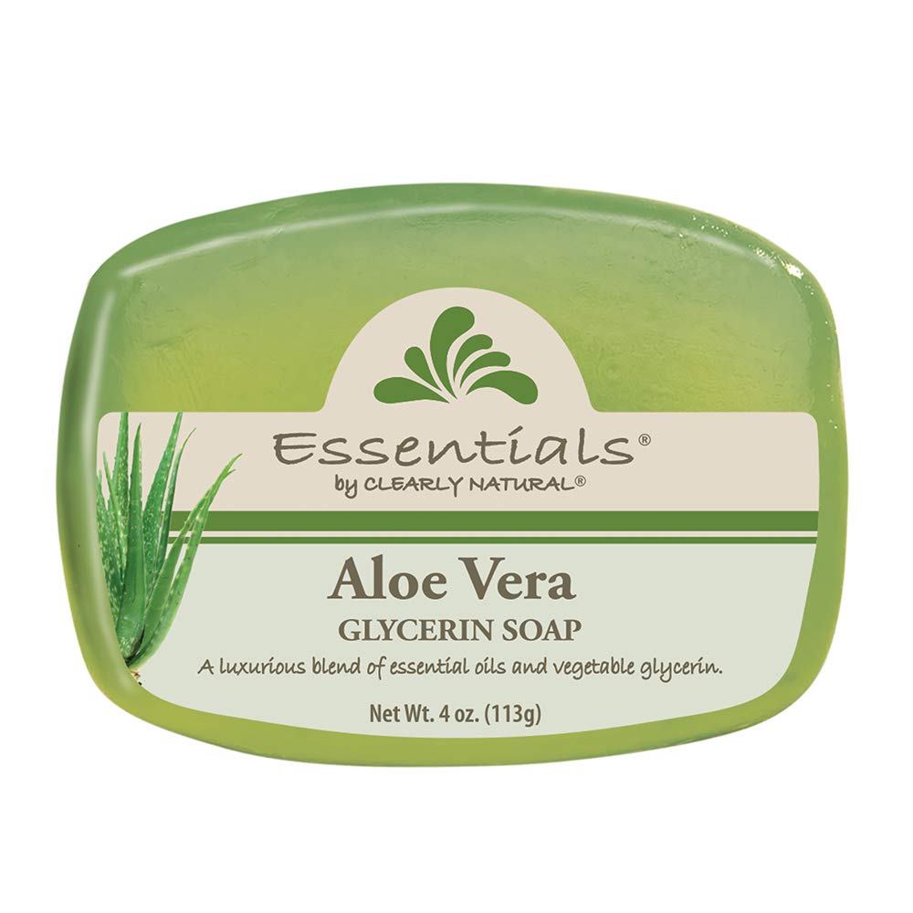 Barra De Glicerina Natural Soap Clearly, Aloe Vera, 118 Ml, Paquete De 12 - Venta Internacional.