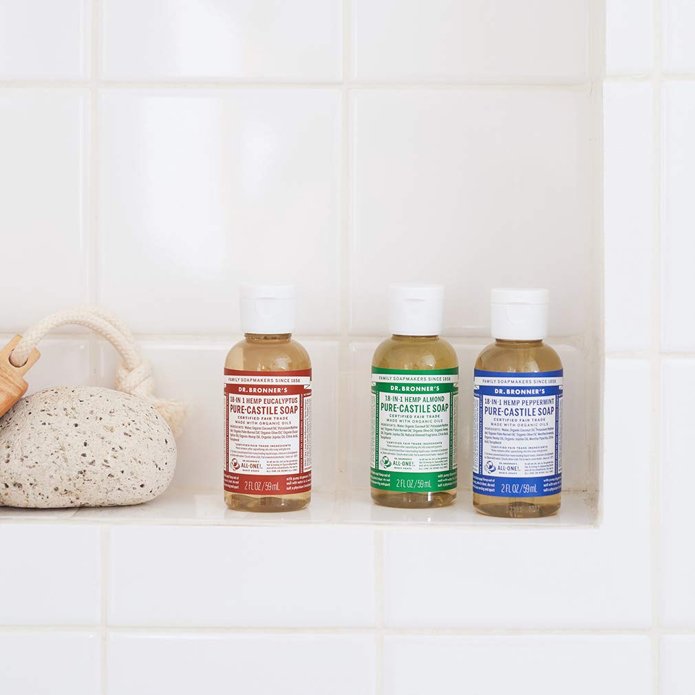 Foto 4 pulgar | Jabón Líquido Dr. Bronner's Pure-castile Eucalyptus 60 Ml 18 En 1 - Venta Internacional.
