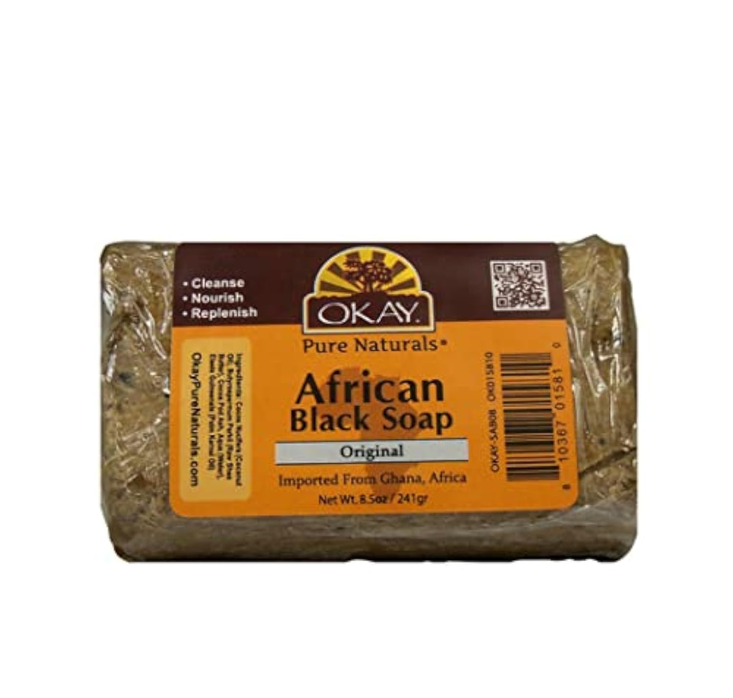 Jabón Okay African Black Original 250 Ml - Venta Internacional.