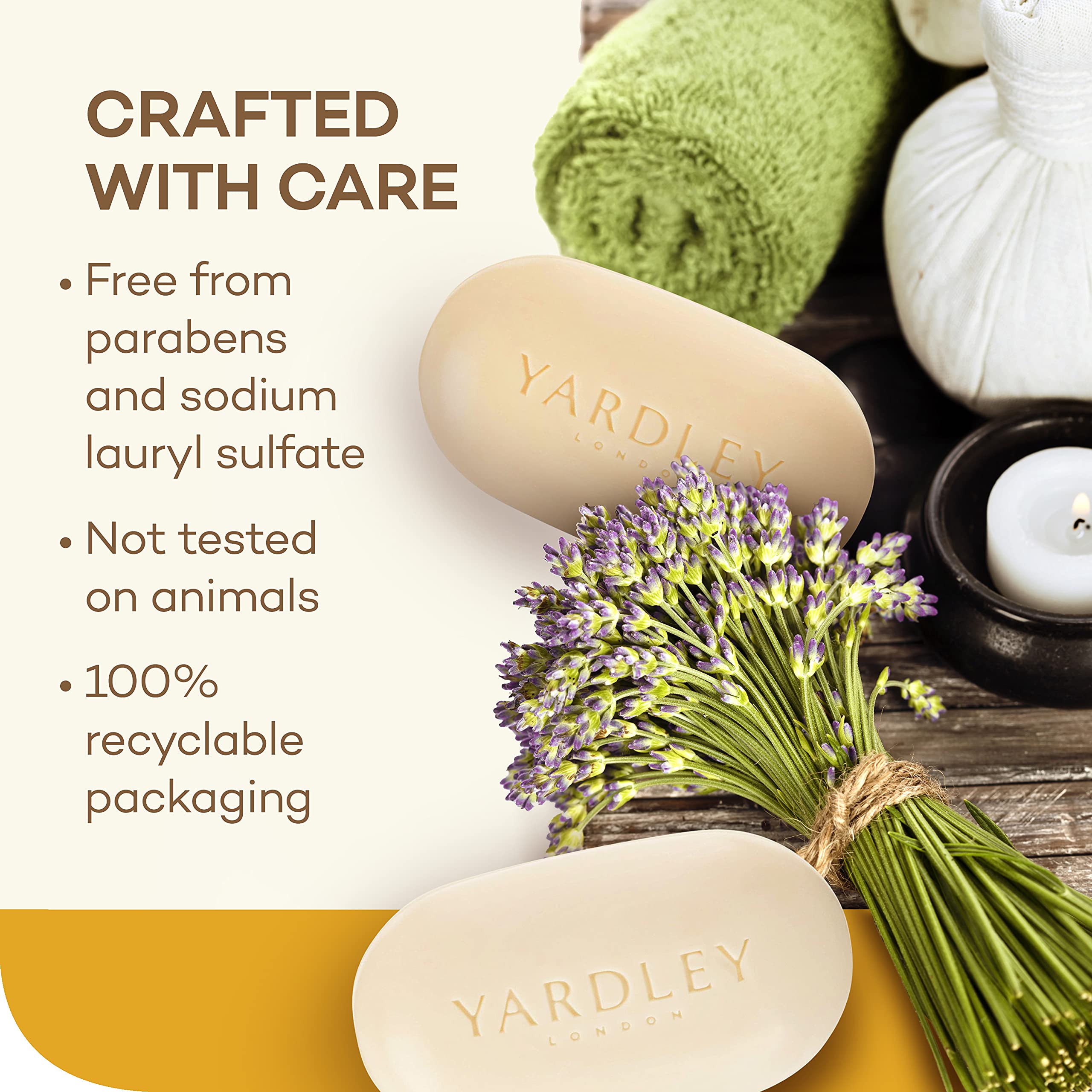 Foto 5 | Jabón Hidratante Yardley London Verbena Con Limón, 120 Ml - Venta Internacional.
