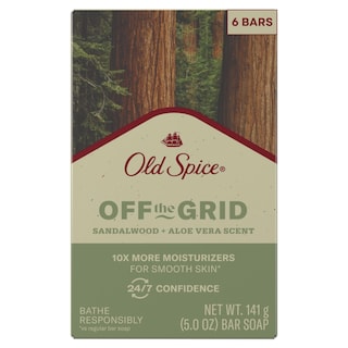 Foto 1 | Jabón En Barra Old Spice Off The Grid Sandalwood + Aloe 150 Ml X 6 - Venta Internacional.