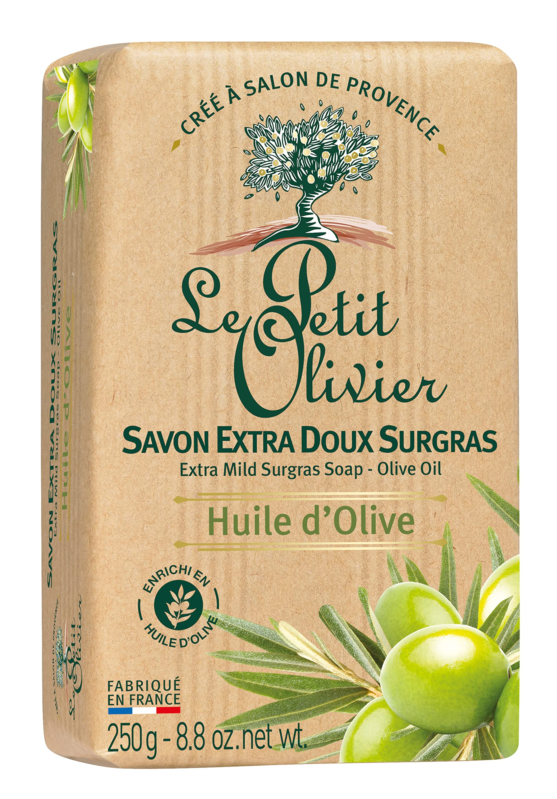 Foto 2 pulgar | Jabón Le Petit Olivier, Aceite De Oliva Surgras Extra Suave, 250 Ml - Venta Internacional.