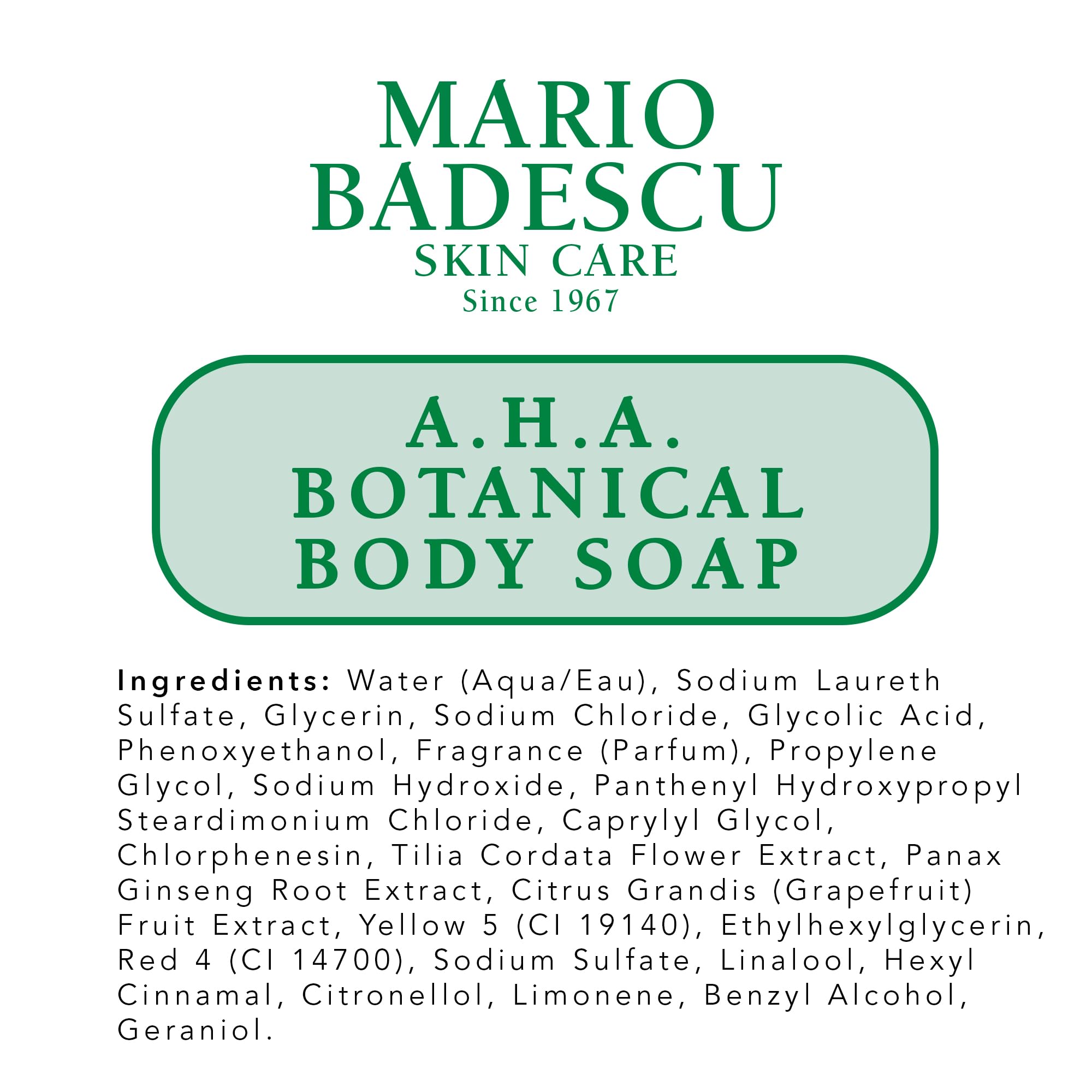 Foto 6 | Gel De Baño Mario Badescu Aha Botanical 240 Ml Con Ácido Glicólico - Venta Internacional.