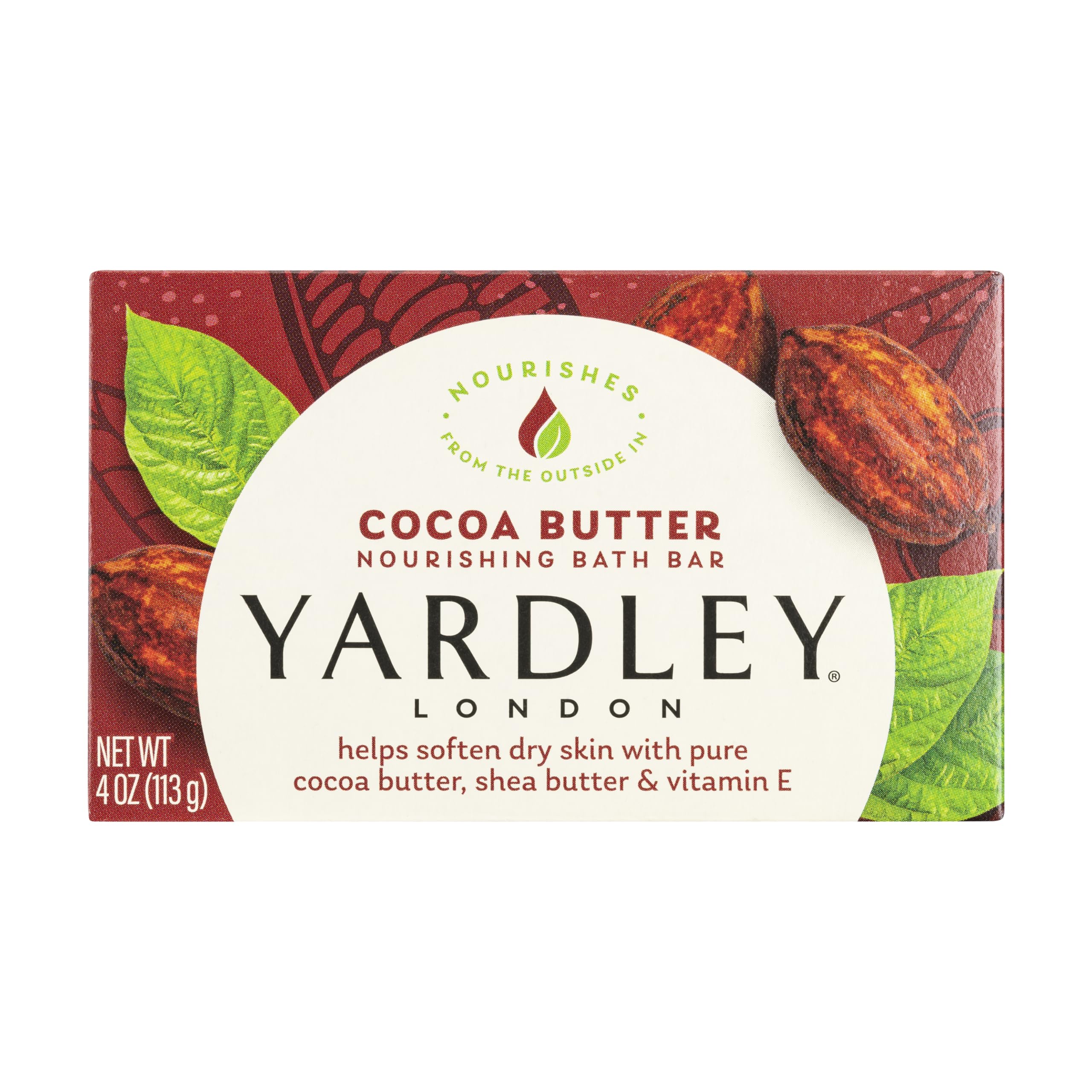 Barra De Jabón Yardley London, Manteca De Cacao Nutritiva, 120 Ml - Venta Internacional.