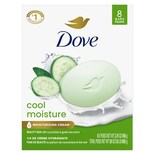 Jabón Dove Beauty Bar Cool Moisture Con Pepino Y Té Verde, 110 G - Venta Internacional.
