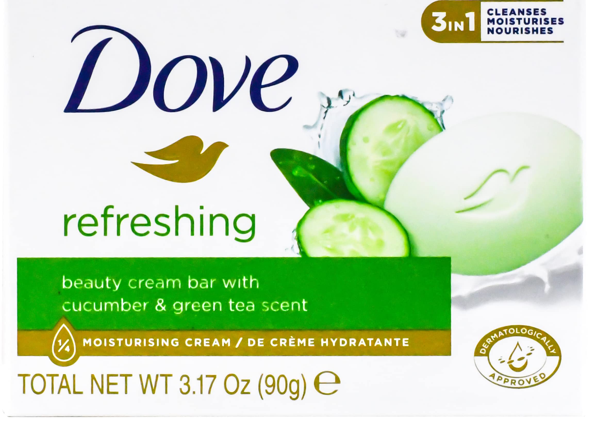 Foto 5 pulgar | Soap Dove Beauty Bar Go Fresh Con Manteca De Karité Y Leche De Coco, 90 G X 14 - Venta Internacional.