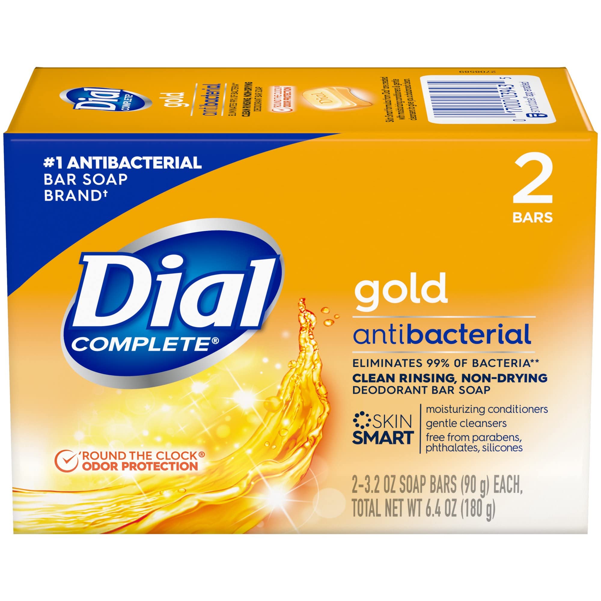 Foto 2 pulgar | Desodorante Antibacteriano Soap Dial Gold, 90 Ml (paquete De 2) - Venta Internacional.