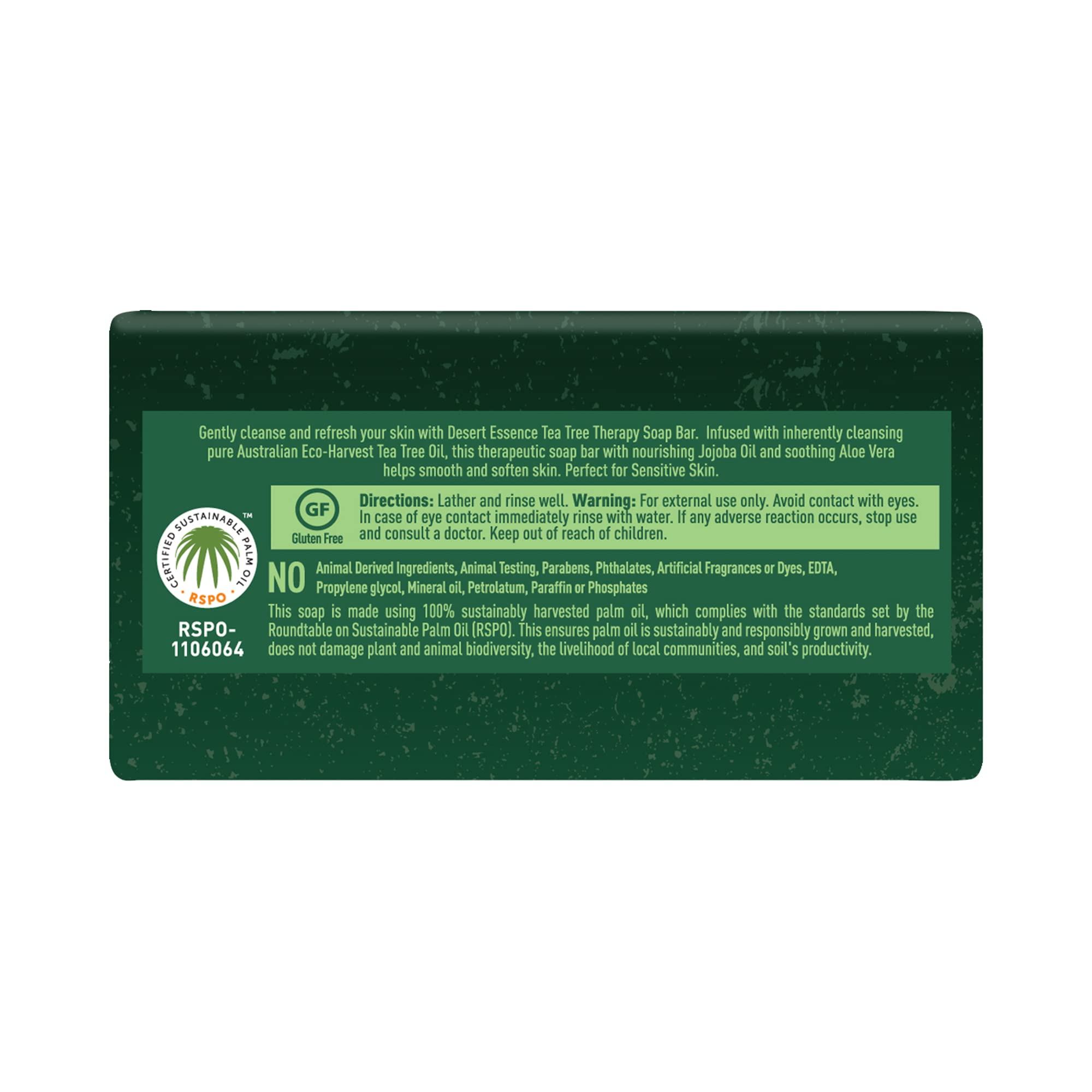 Foto 5 pulgar | Jabón En Barra Limpiador Desert Essence Tea Tree Therapy 150 Ml - Venta Internacional.