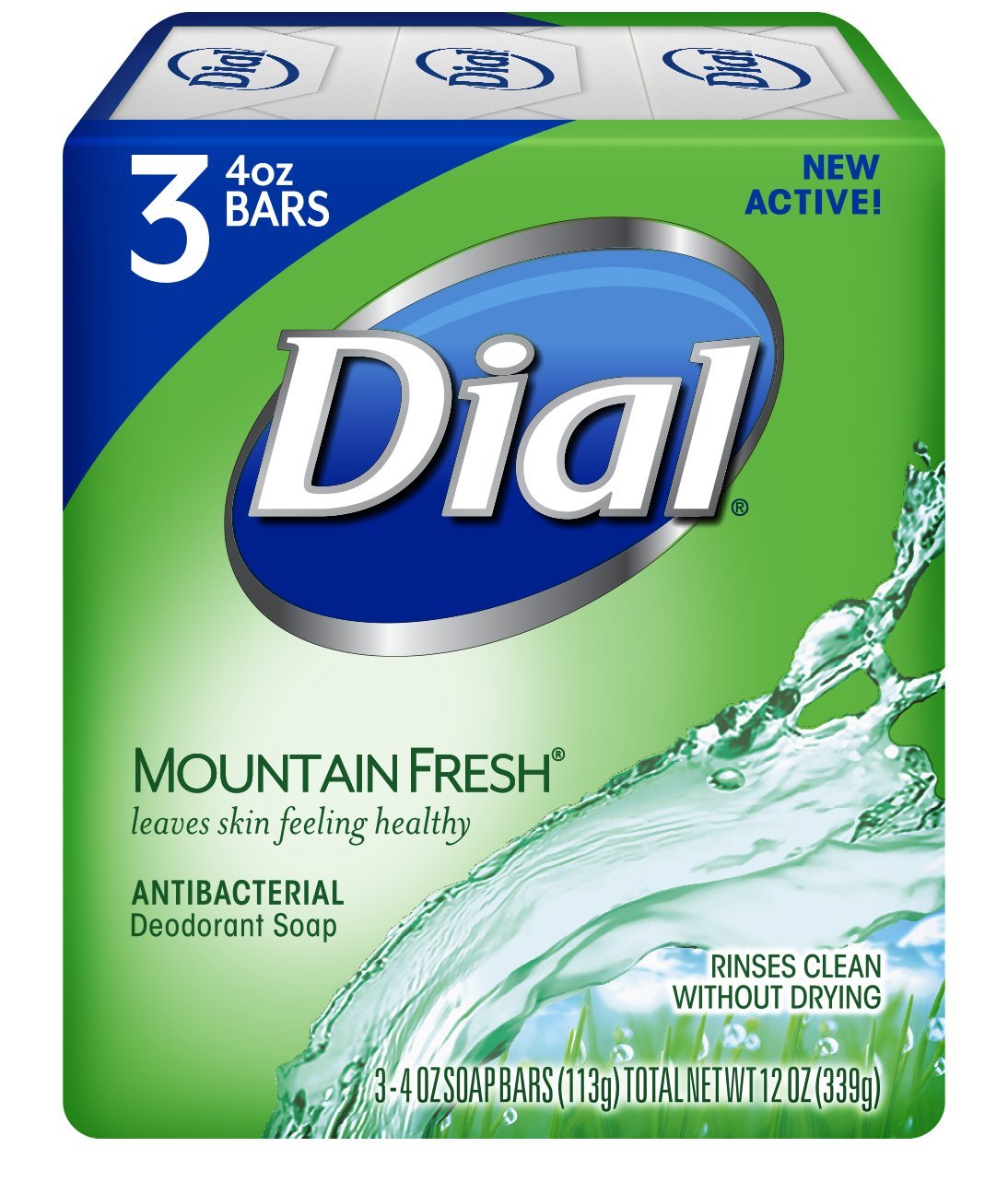 Foto 2 pulgar | Desodorante Antibacteriano Soap Dial Mountain Fresh, 9 X 118 Ml - Venta Internacional.