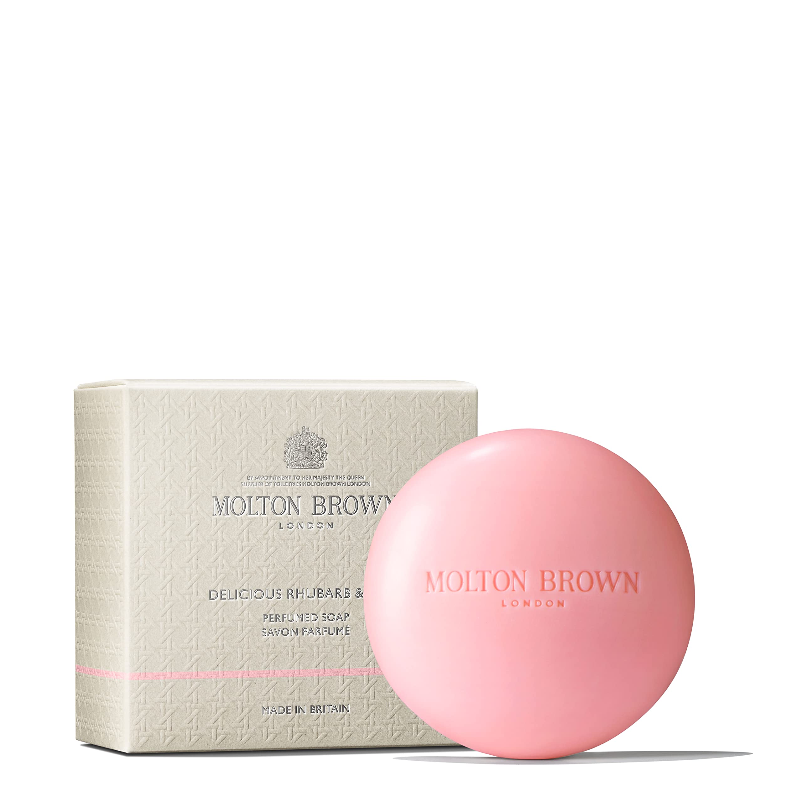 Jabón Perfumado Molton Brown Delicious Ruibarb & Rose 150 Ml - Venta Internacional.