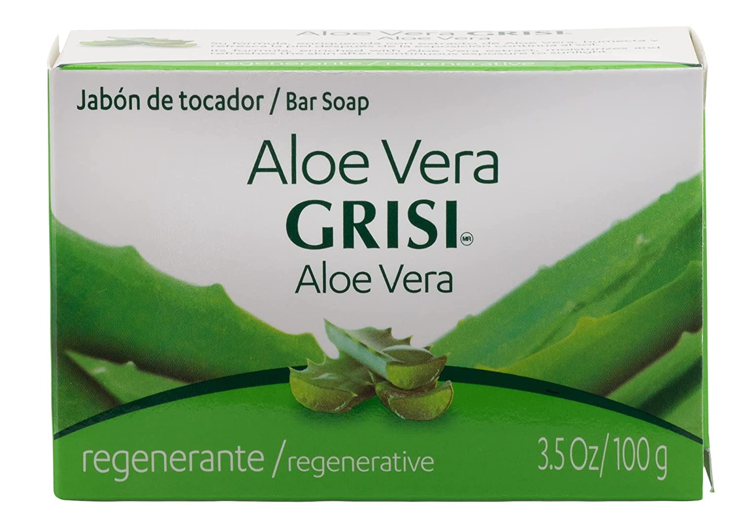 Foto 4 pulgar | Jabón Limpiador De Aloe Vera Grisi Con Aloe Vera, 100 G, Paquete De 6 - Venta Internacional.