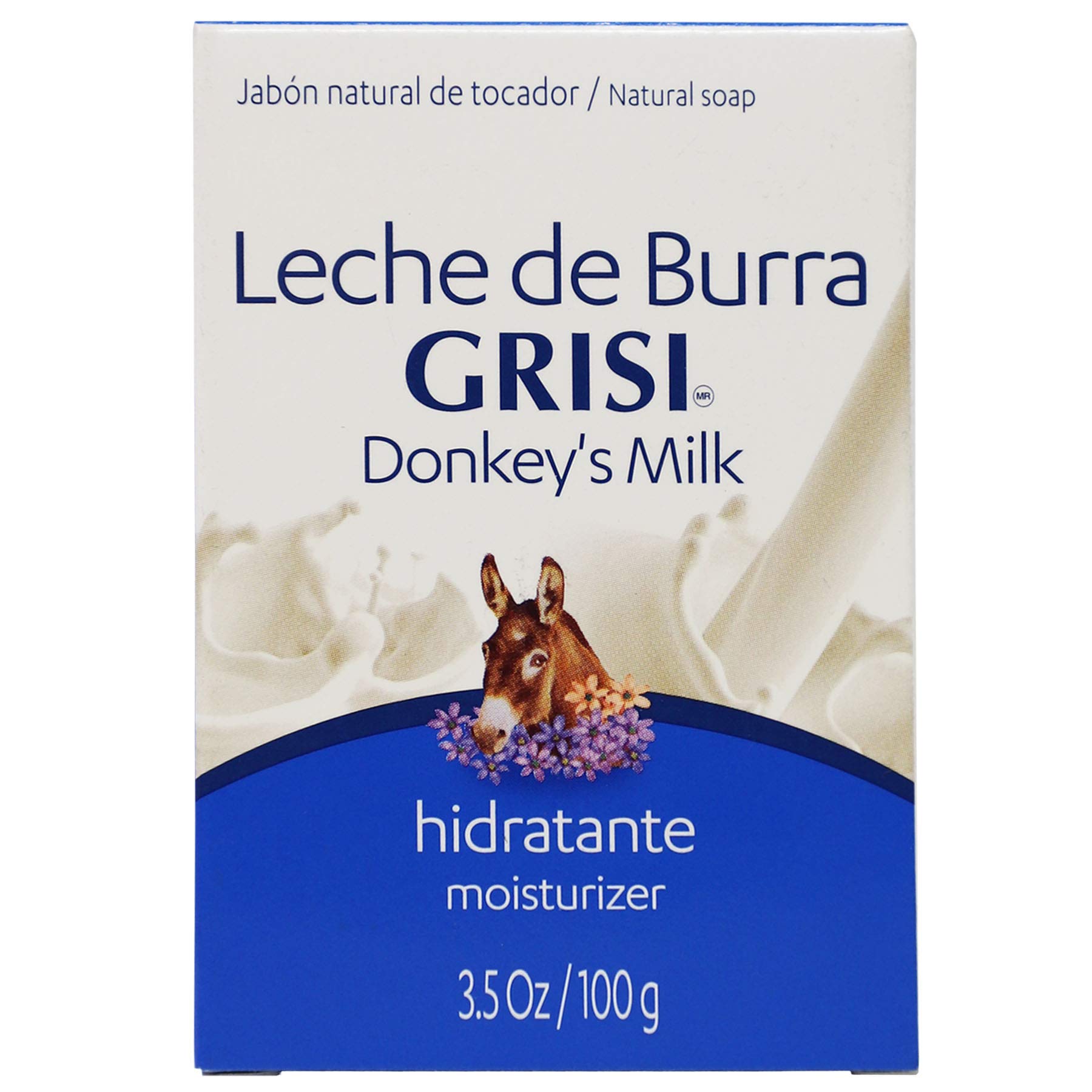 Foto 3 pulgar | Jabón En Barra Grisi Leche De Burra Hidratante 100g - Venta Internacional.