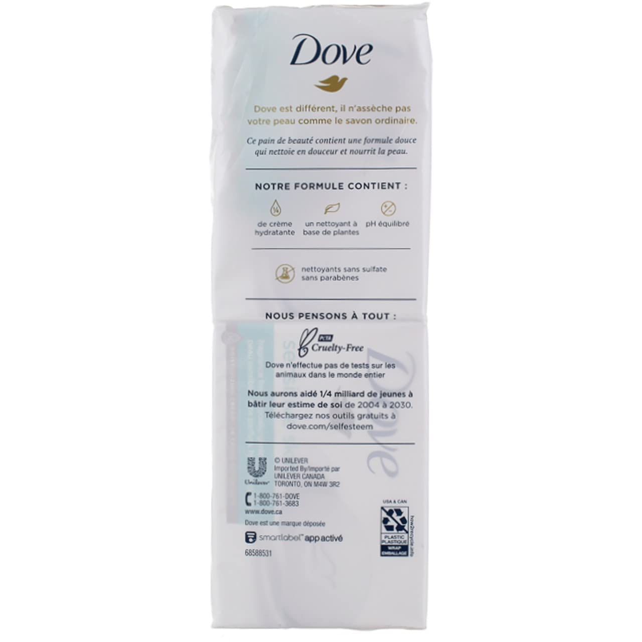 Foto 4 | Beauty Bar Dove Para Pieles Más Suaves Y Sensibles, 6 X 100 G - Venta Internacional.