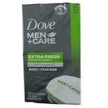 Jabón Dove Men+care Extra Fresh Para Cuerpo Y Rostro, 6 X 113 G (paquete De 2) - Venta Internacional.
