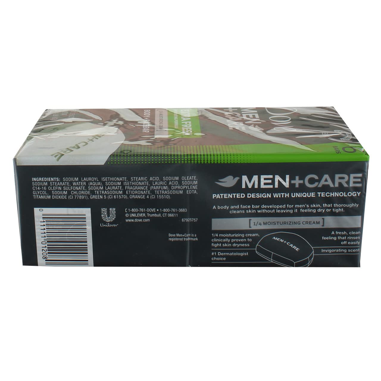 Foto 3 | Jabón Dove Men+care Extra Fresh Para Cuerpo Y Rostro, 6 X 113 G (paquete De 2) - Venta Internacional.