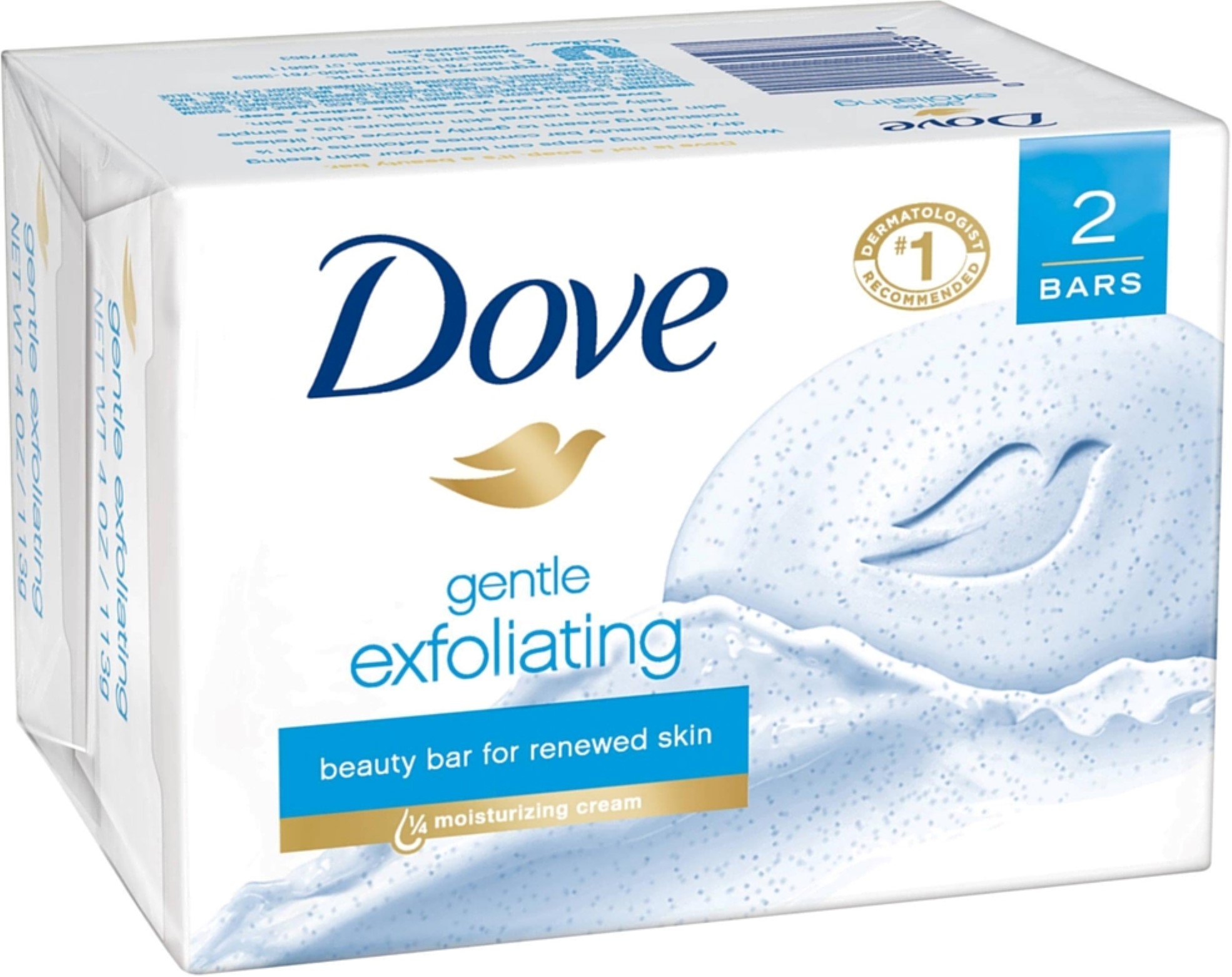 Beauty Bars Dove Gentle Exfoliating 125 G, 2 Unidades, Paquete De 4 - Venta Internacional.