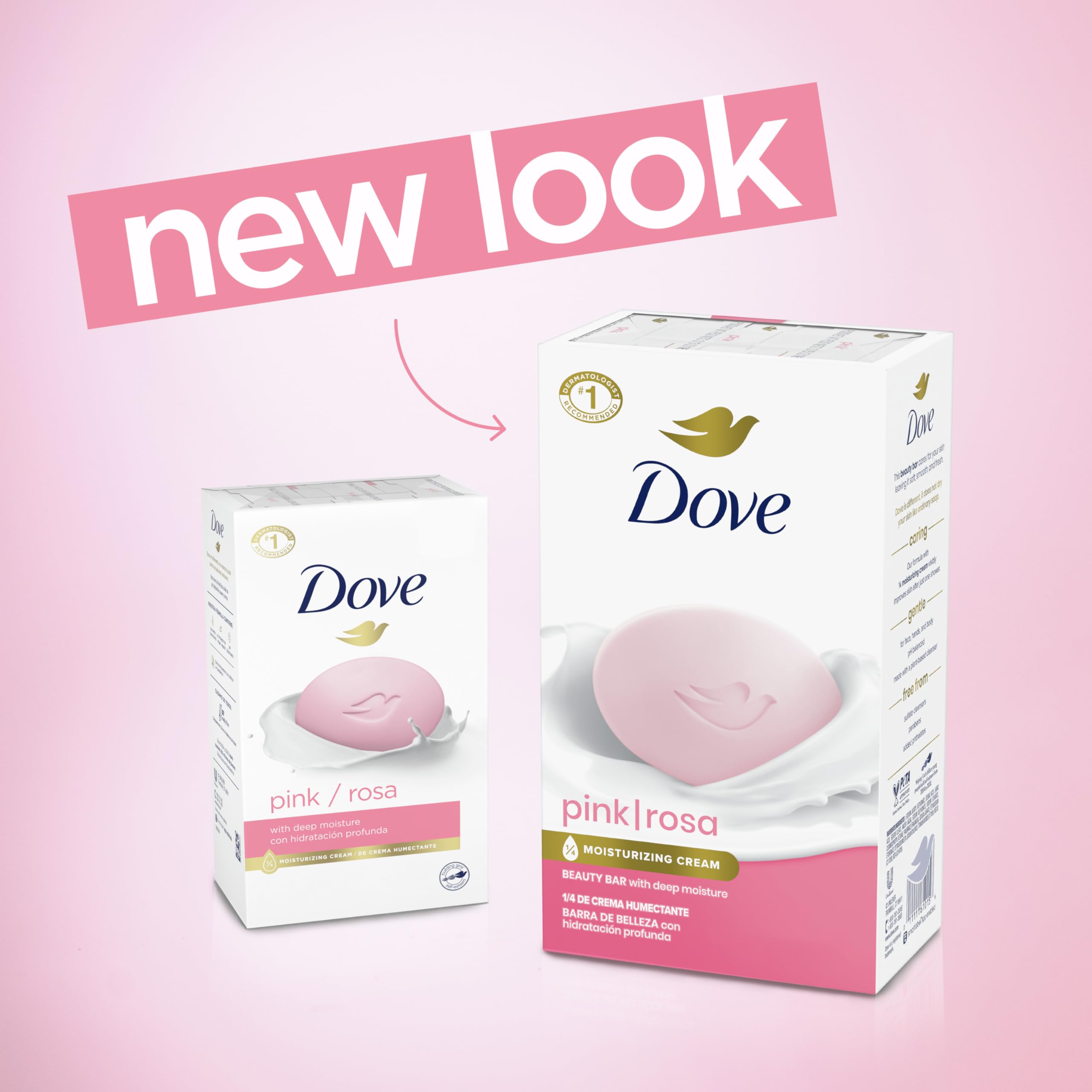 Foto 3 pulgar | Jabón Dove Beauty Bar Pink Rosa, 6 X 100 G, Limpia E Hidrata - Venta Internacional.