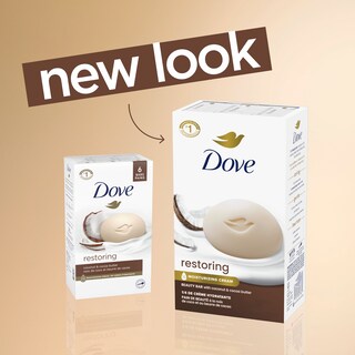 Foto 2 | Barra De Belleza Soap Dove Beauty Bar Restauradora Con Manteca De Coco Y Cacao, 110 G, 6 Unidades - Venta Internacional.