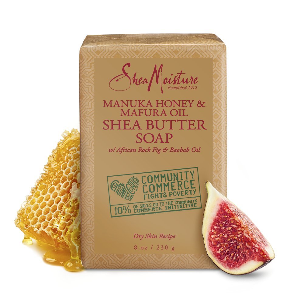 Foto 3 pulgar | Jabón En Barra Sheamoisture Manteca De Karité Y Miel De Manuka 240 Ml Para Piel Seca - Venta Internacional.