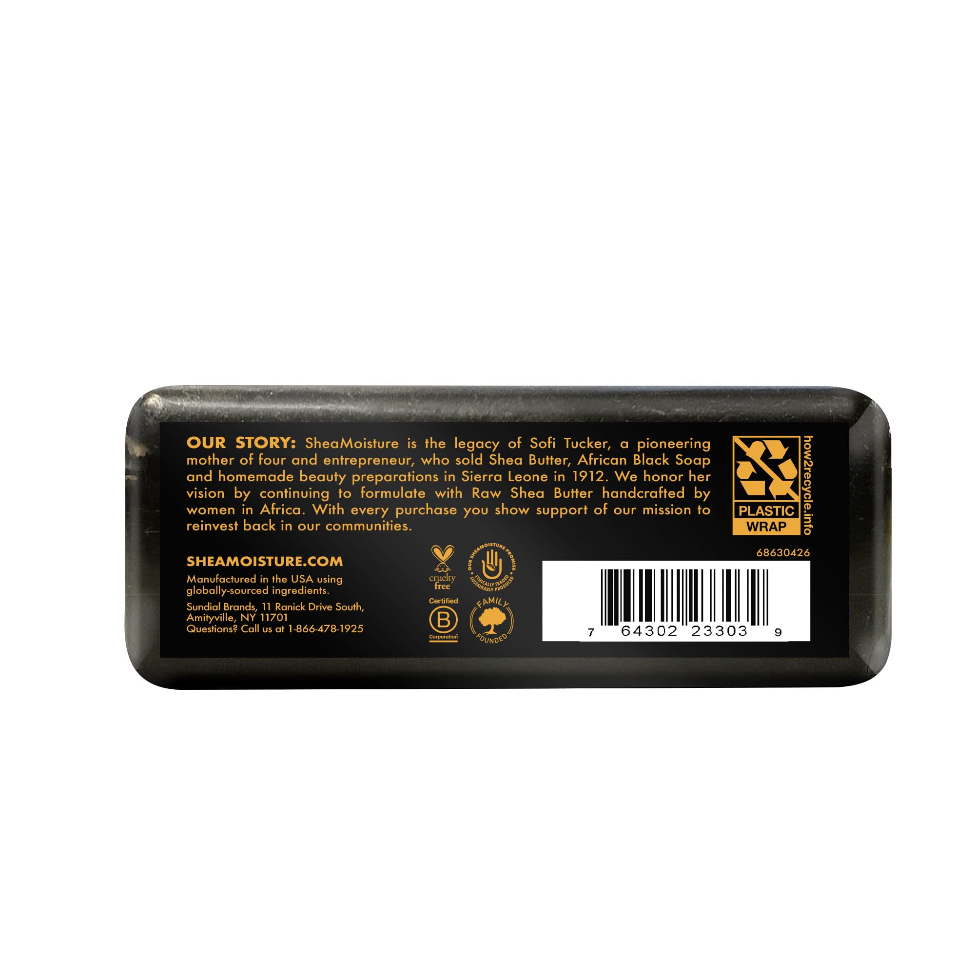 Foto 3 pulgar | Jabón en Barra Shea Moisture de 227 g-Venta Internacional