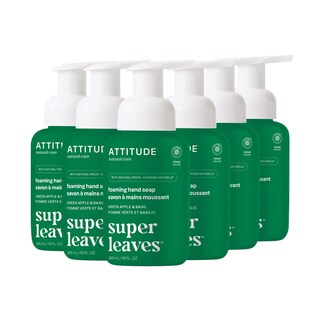 Foto 1 | Jabón de Manos Attitude Manzana Verde y Albahaca 300 Ml 6 Piezas - Venta Internacional