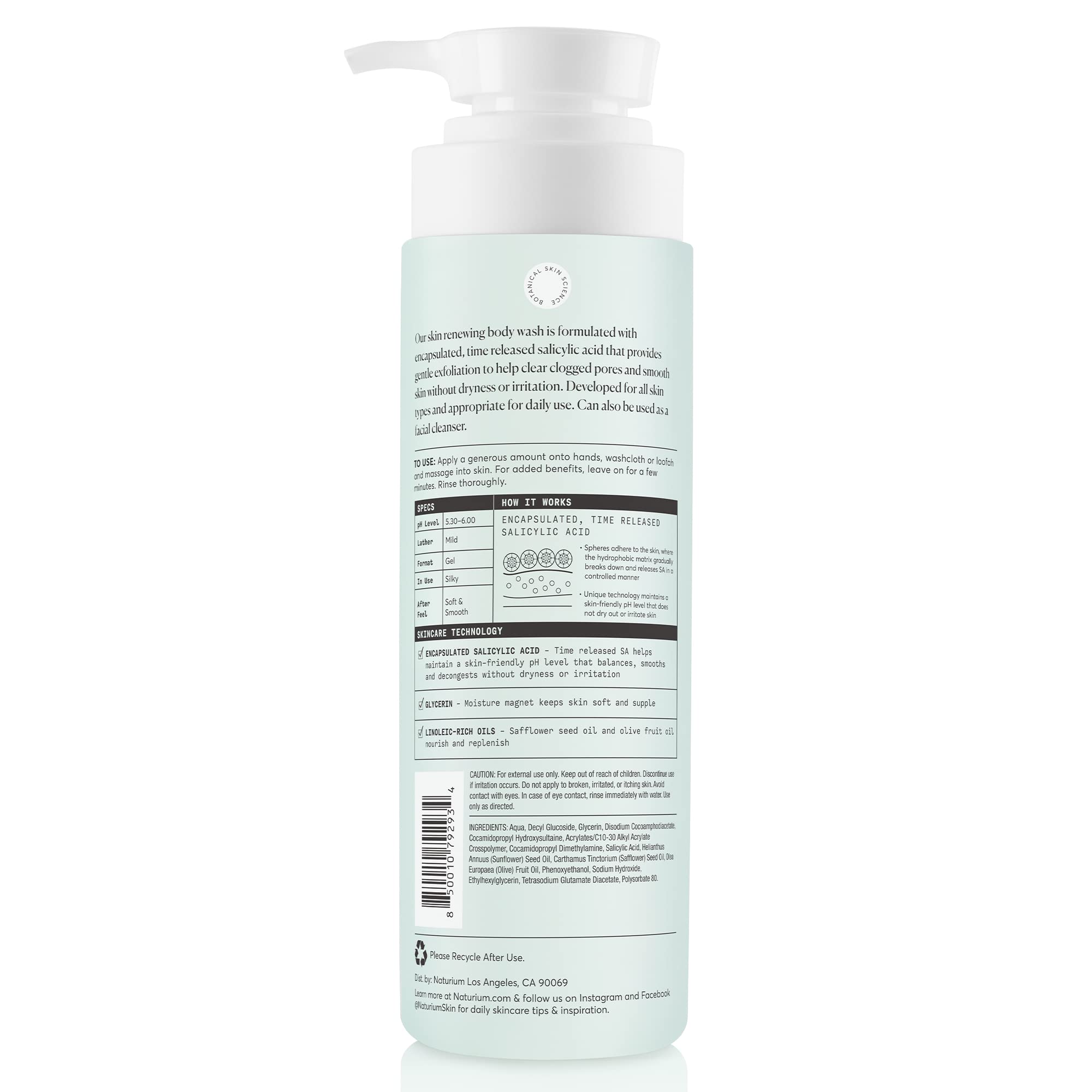 Foto 4 pulgar | Gel de Baño Naturium The Perfector 500 Ml - Venta Internacional