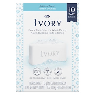 Foto 1 | Barra De Baño Soap Ivory Gentle Safe Para Toda La Familia, 120 Ml, 10 Unidades - Venta Internacional.