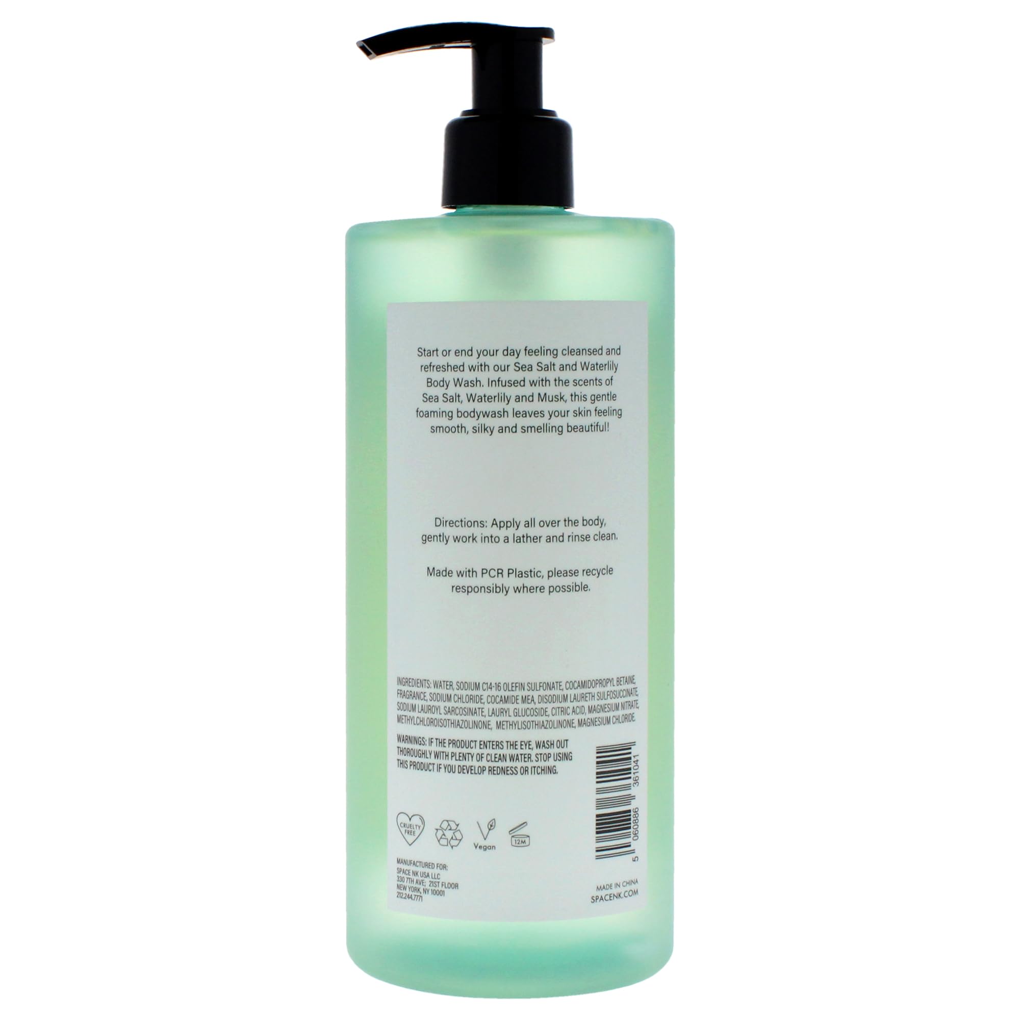 Foto 4 pulgar | Gel de Baño Spacenk Beauty Space Sea Salt Waterlily 500 Ml - Venta Internacional