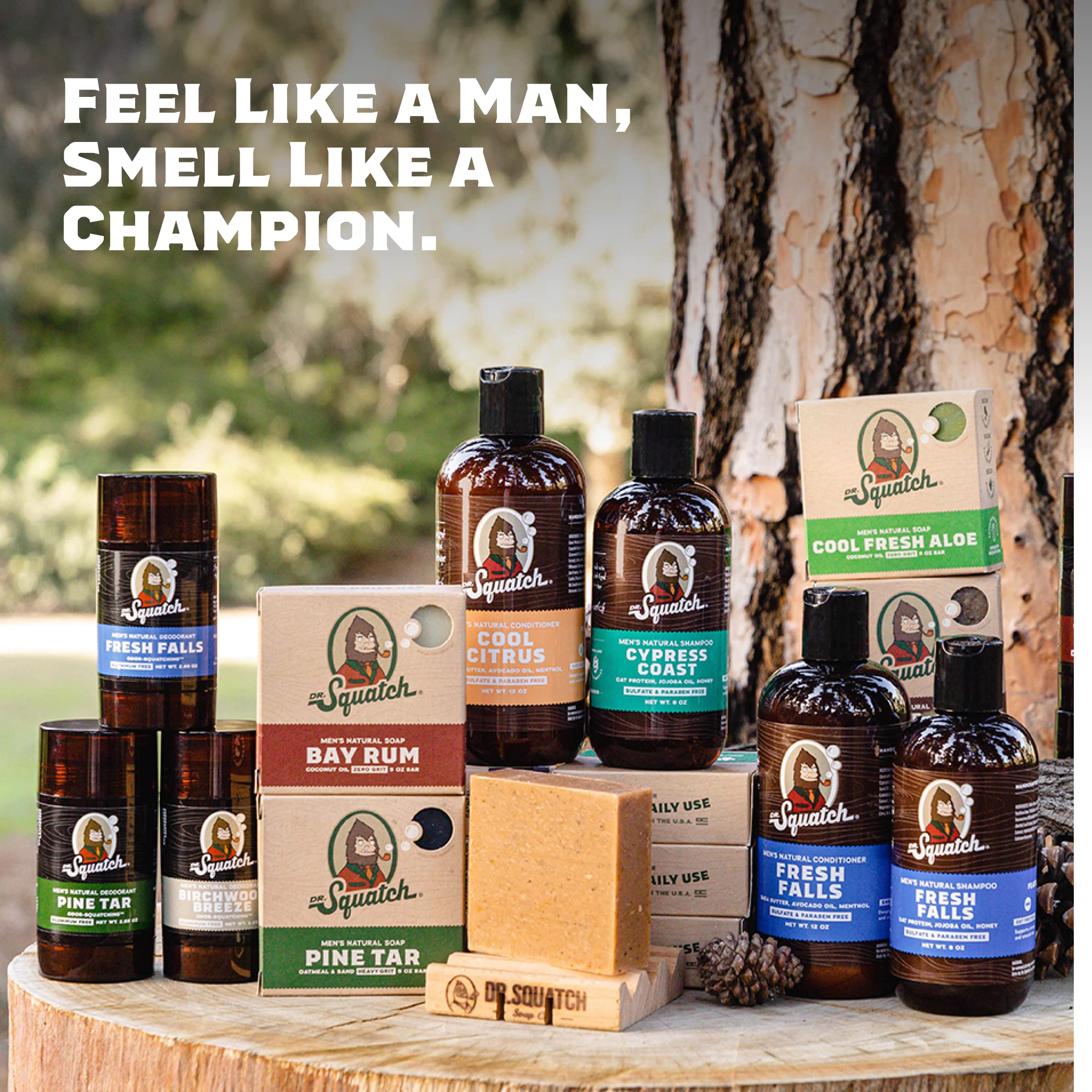 Foto 6 | Jabón en Barra Dr. Squatch Natural Cold Process 3 Piezas para Hombre - Venta Internacional
