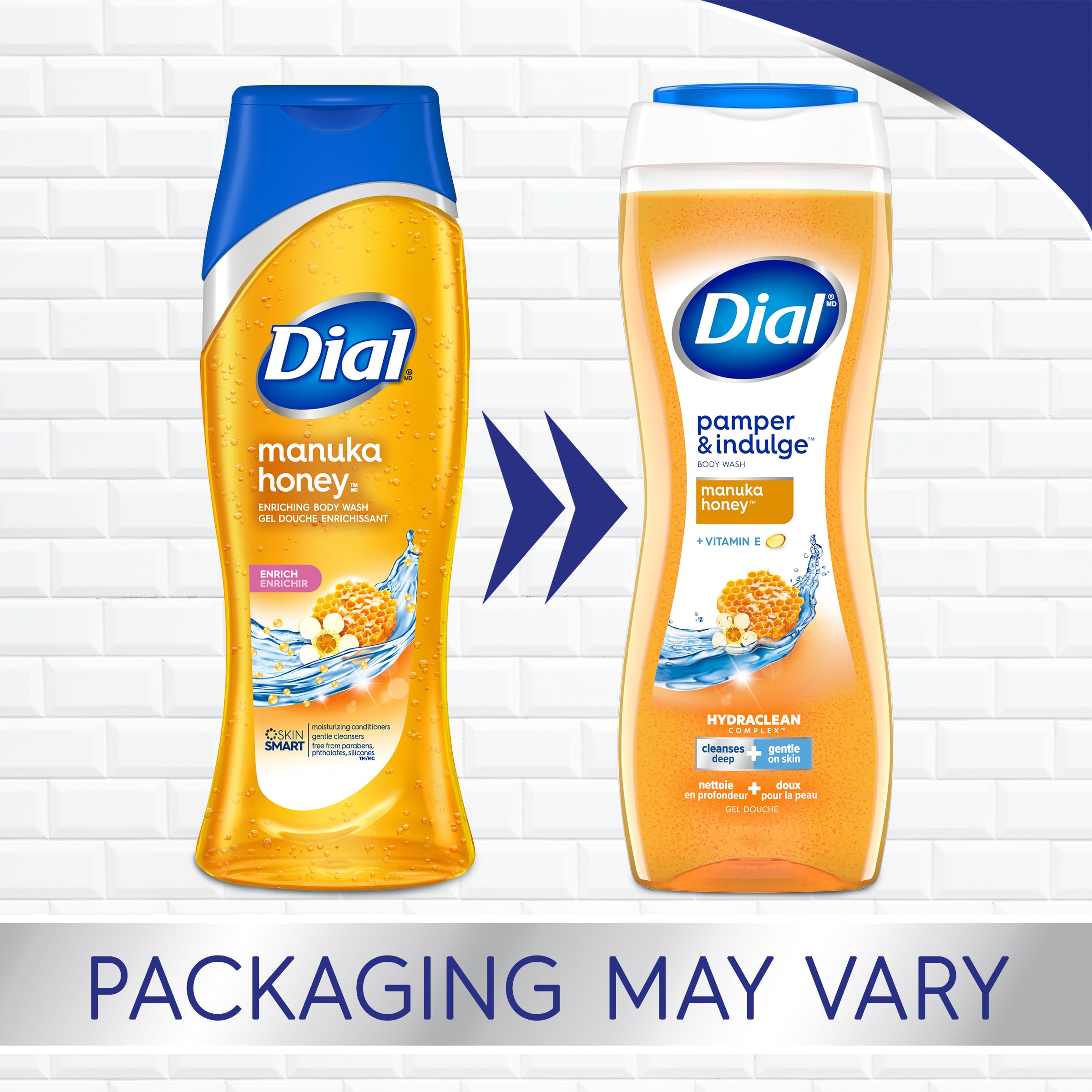 Foto 3 pulgar | Gel de Baño Dial Pamper & Indulge con Miel de Manuka 630 Ml X4 - Venta Internacional