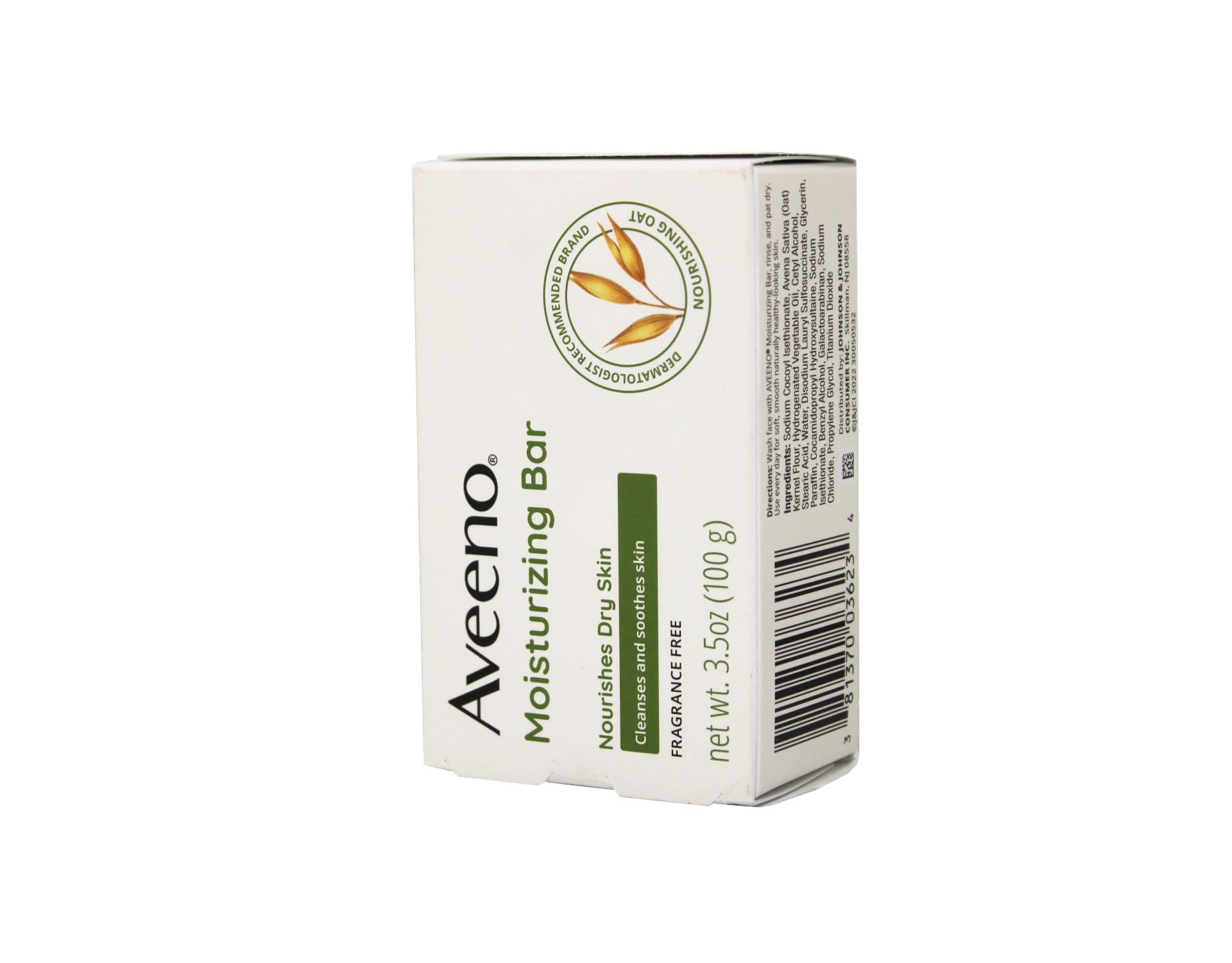 Foto 6 | Barra Hidratante Aveeno Naturals Para Piel Seca, 100 Ml (paquete De 2) - Venta Internacional.