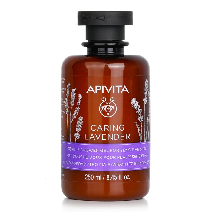 Gel de Ducha Apivita Caring Lavender 200 Ml - Venta Internacional