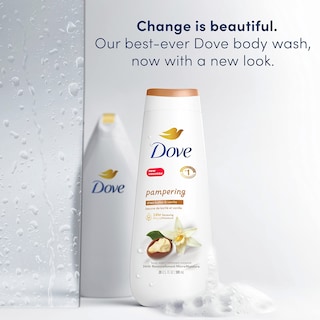 Foto 2 | Gel de Baño Dove Pampering con Manteca de Karité y Vainilla 600 Ml X 4 - Venta Internacional