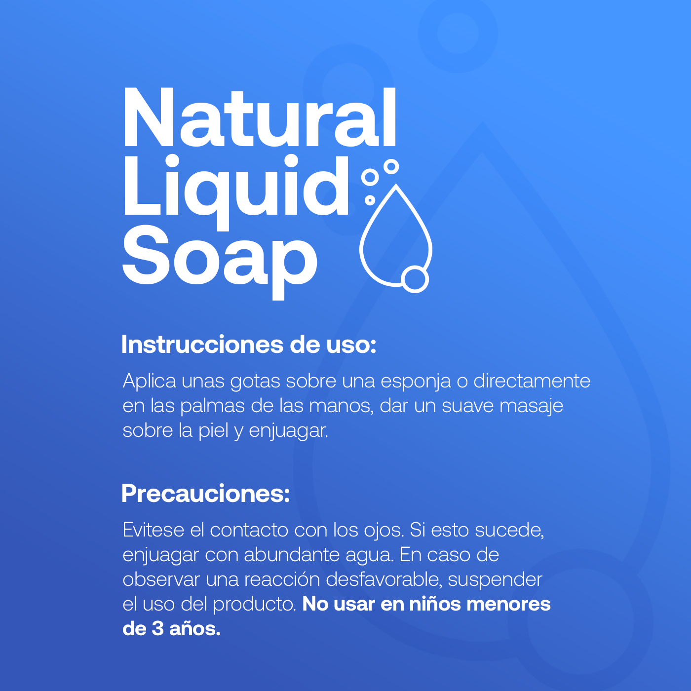 Foto 5 pulgar | Jabón Líquido Natural De 800ml Para Manos Y Cuerpo. Sin Parabenos. B Life.