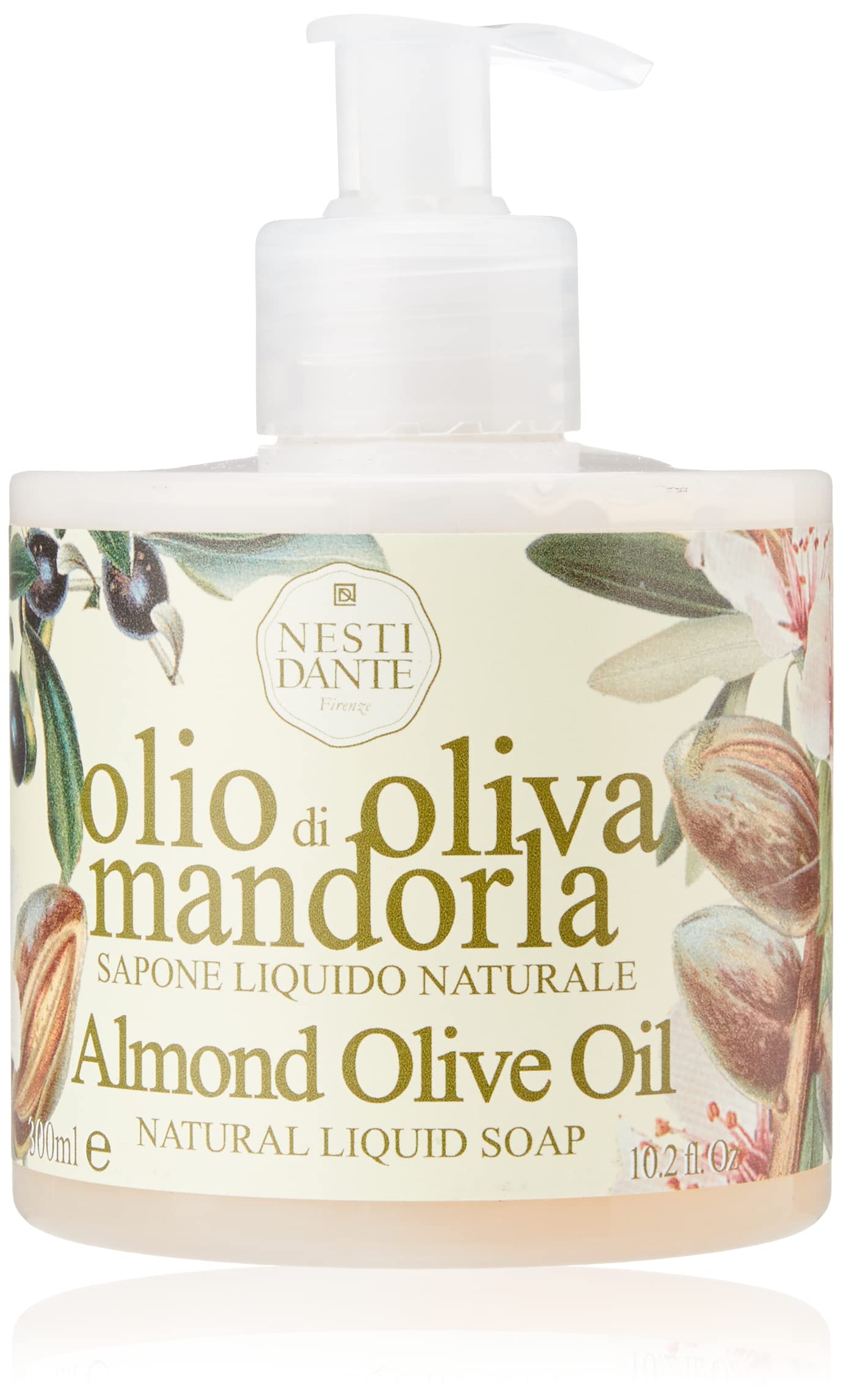 Foto 2 pulgar | Jabón Líquido Nesti Dante Almond Olive Oil 300ml - Venta Internacional.