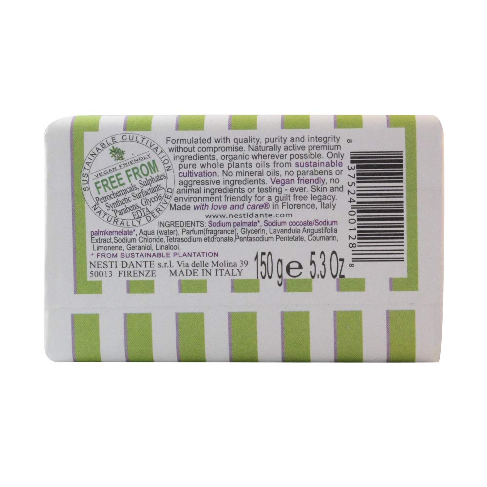 Foto 5 pulgar | Jabón Nesti Dante Le Deliziose Lavanda En Barra De 150 G - Venta Internacional.