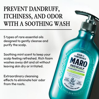 Foto 3 | Tratamiento Para Cuero Cabelludo Deo Maro Previene La Picazón Y El Mal Olor, 480 Ml - Venta Internacional.