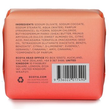 Foto 5 pulgar | Jabón Ecoya Naranja Sanguina Con Manteca De Karité Y Almendras Dulces  - Venta Internacional