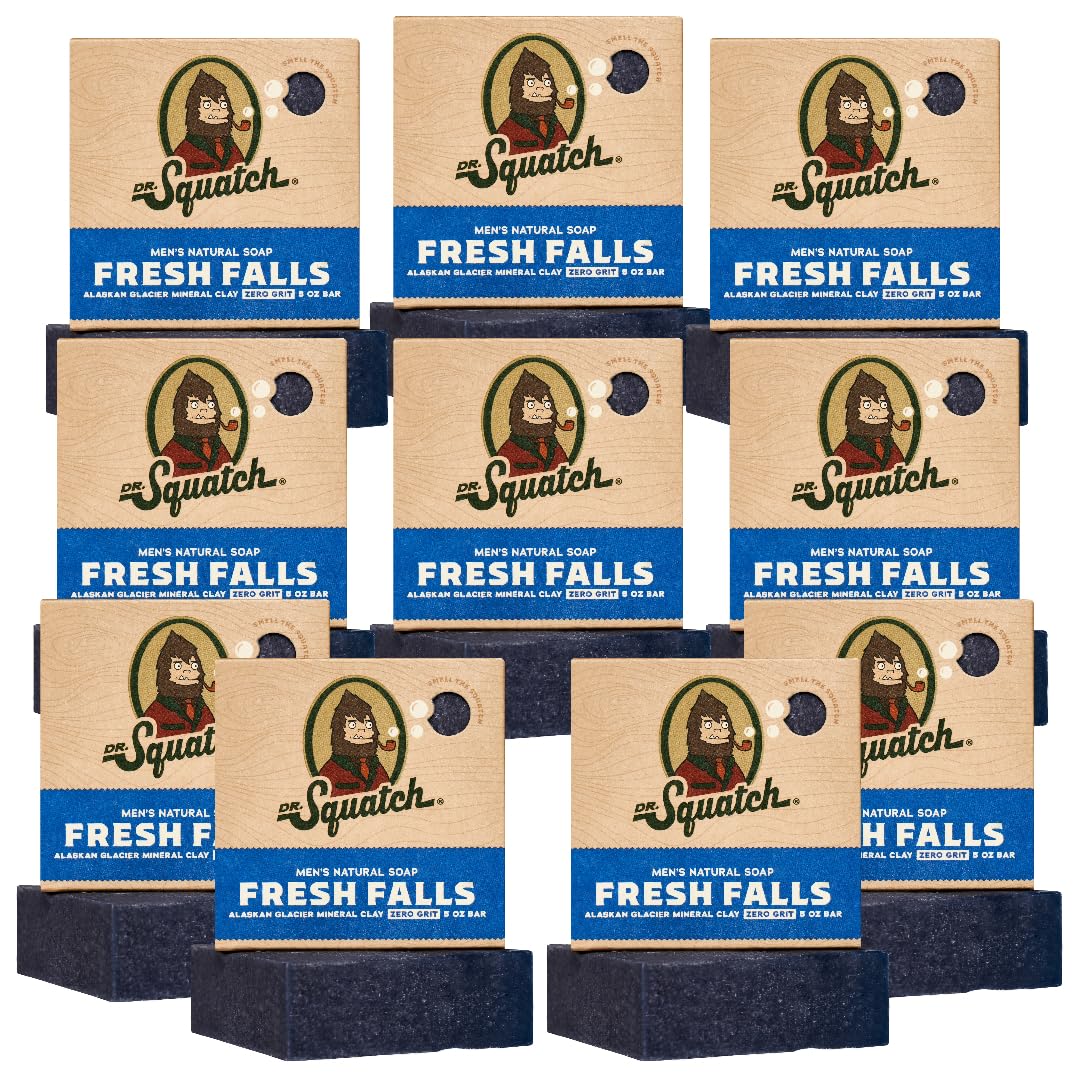 Foto 1 | Jabón En Barra Dr. Squatch Fresh Falls, Paquete De 10 Unidades, Natural Para Hombre - Venta Internacional.