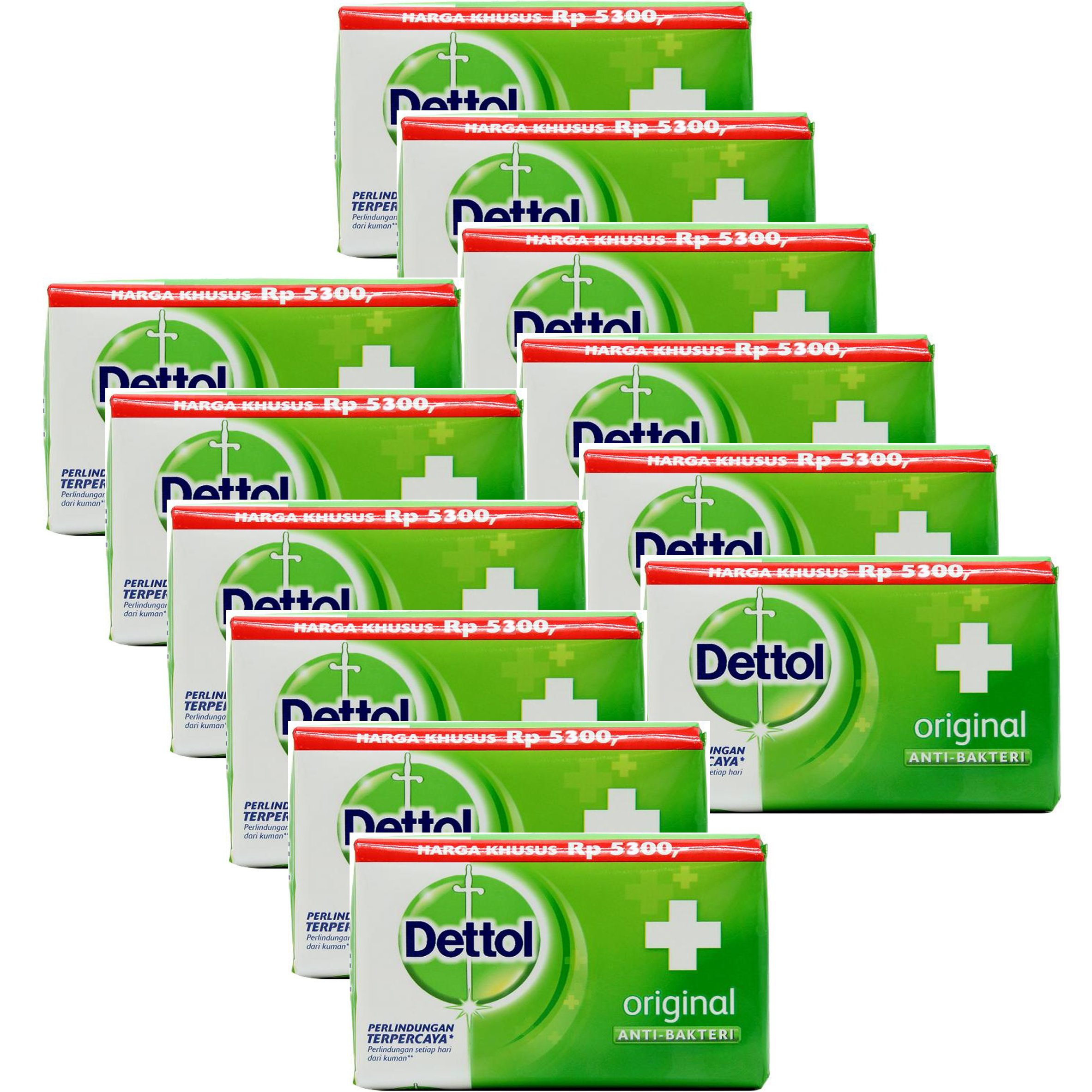 Jabón Dettol Original Antibacteriano Para Manos Y Cuerpo, 110 G, 12 Unidades - Venta Internacional.