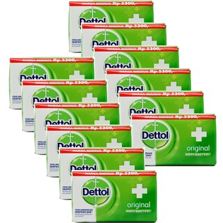 Foto 1 | Jabón Dettol Original Antibacteriano Para Manos Y Cuerpo, 110 G, 12 Unidades - Venta Internacional.