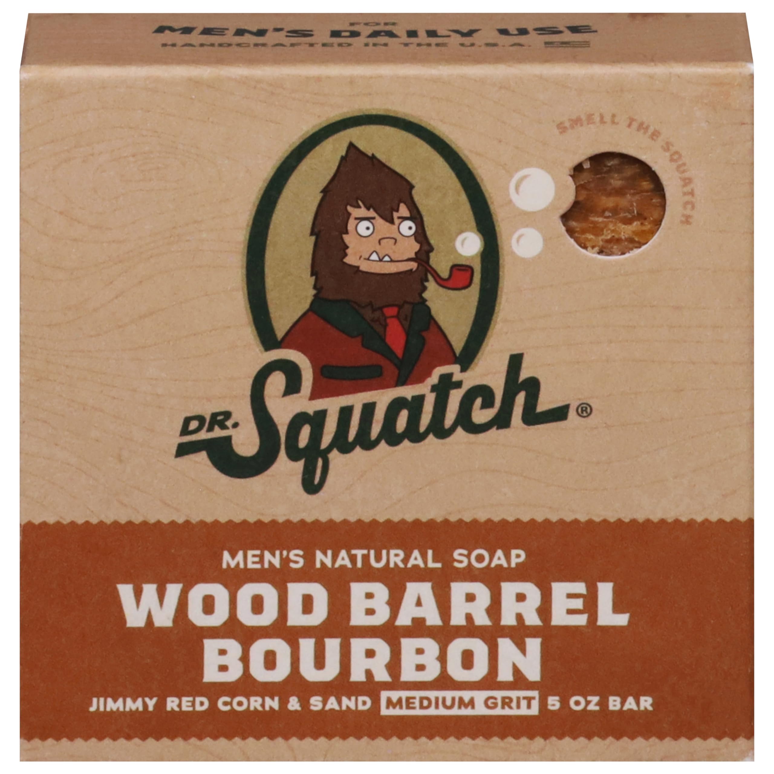 Foto 2 pulgar | Jabón En Barra Dr. Squatch Wood Barrel Bourbon, 150 Ml, Paquete De 1 - Venta Internacional.
