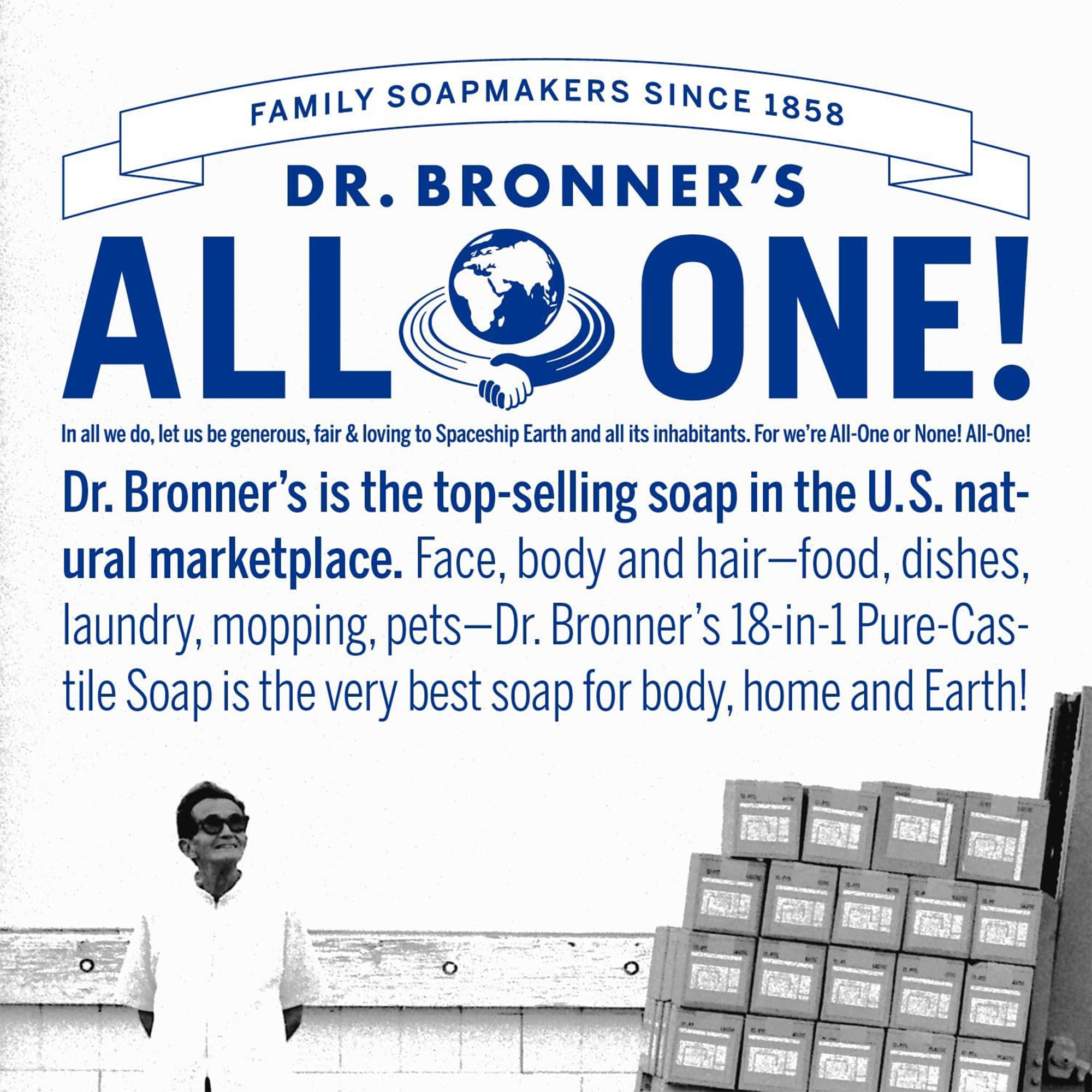Foto 7 | Recambio De Jabón Líquido Dr. Bronner's Pure-castile Lavender 960 Ml - Venta Internacional.